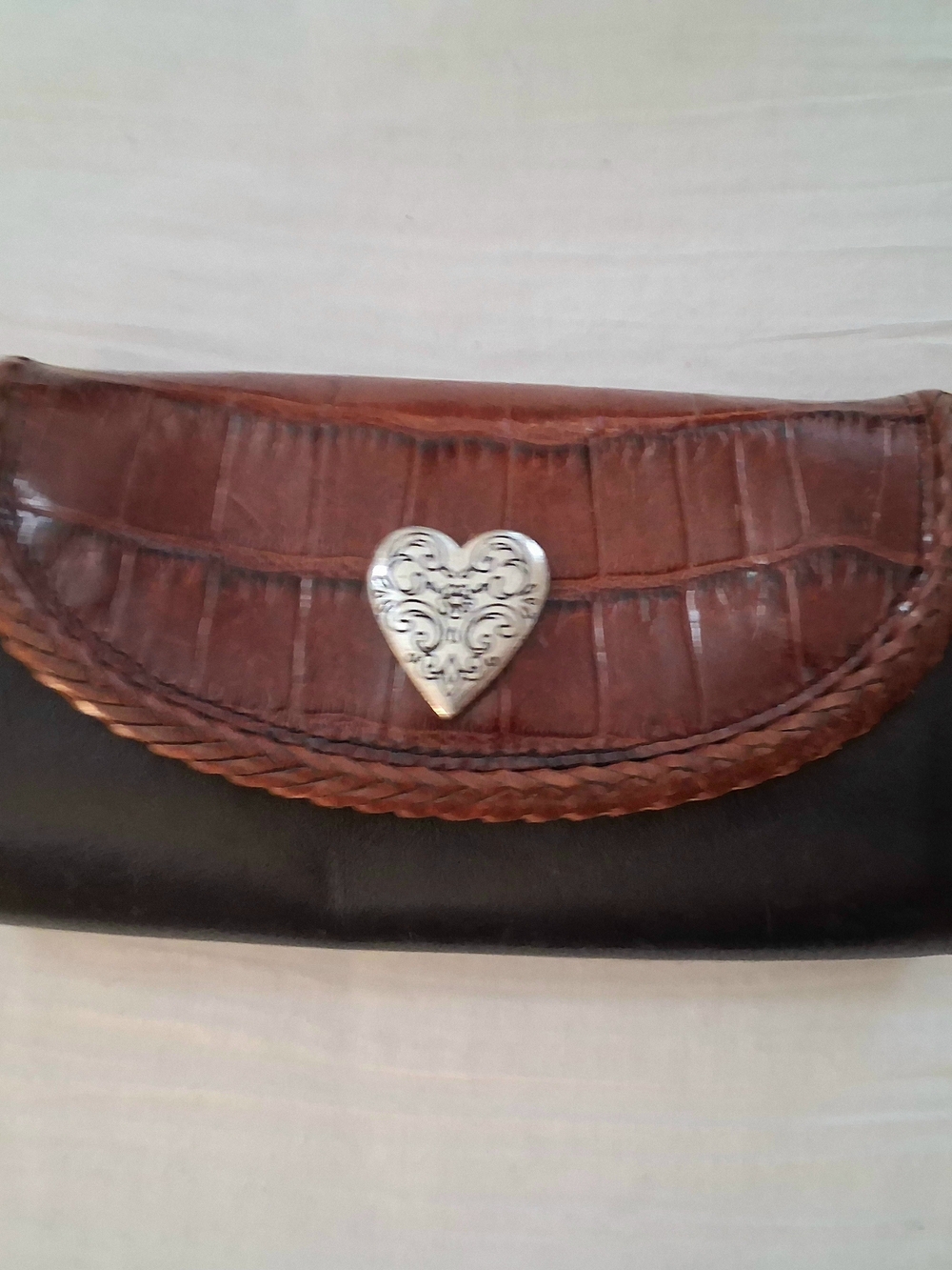 Vtg Brighton Leather Case For Glasses